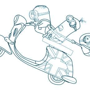 Раскраски Миньоны