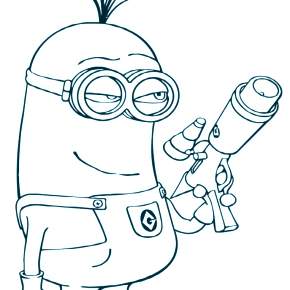 Раскраски Миньоны