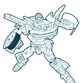 Раскраска Тоботы