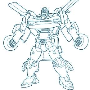 Раскраска Тоботы