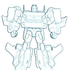 Раскраска Тоботы