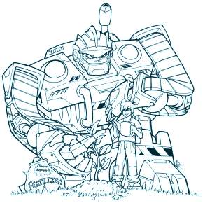 Раскраска Тоботы