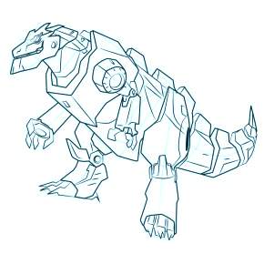 Раскраска Тоботы