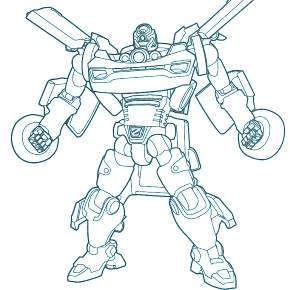 Раскраска Тоботы