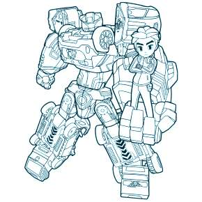 Раскраска Тоботы