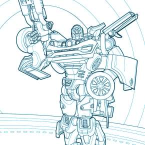 Раскраска Тоботы