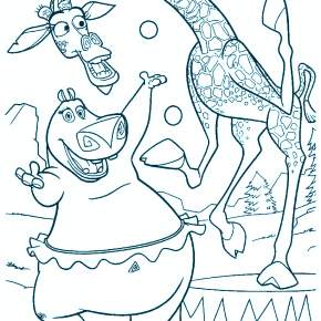 Раскраска Мадагаскар