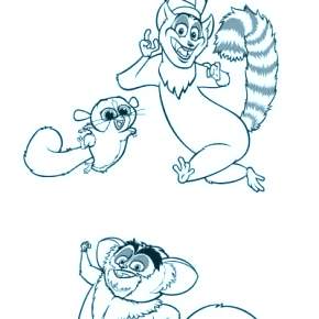 Раскраска Мадагаскар