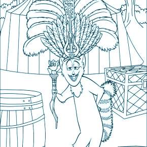 Раскраска Мадагаскар