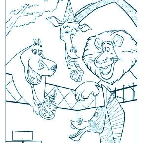 Раскраска Мадагаскар