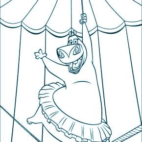 Раскраска Мадагаскар