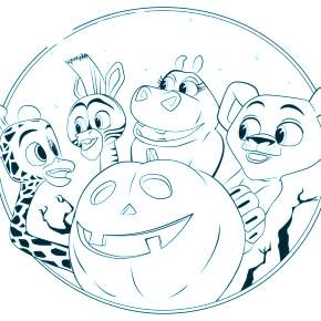 Раскраска Мадагаскар