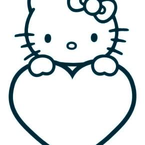 Раскраски Хелло Китти (Hello Kitty) для девочек распечатать бесплатно для детей онлайн