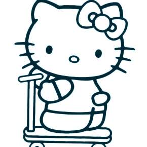 Раскраска Хелло Китти