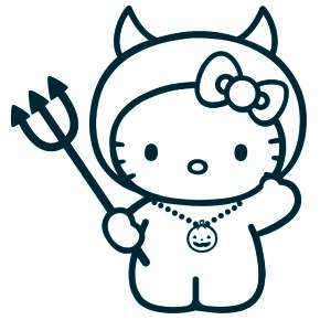 Раскраска Хелло Китти