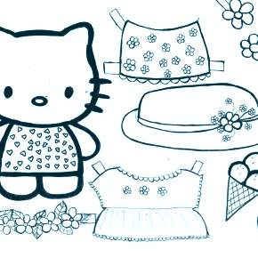 Раскраска Хелло Китти