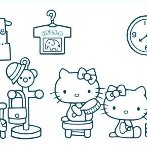 Раскраска Хелло Китти