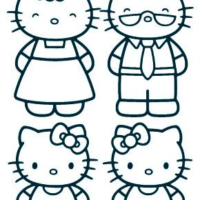 Раскраска Хелло Китти