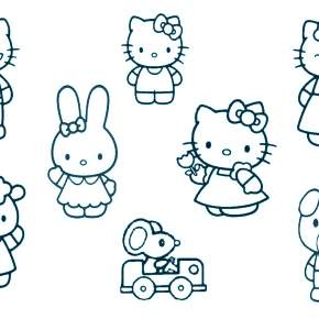 Раскраска Хелло Китти