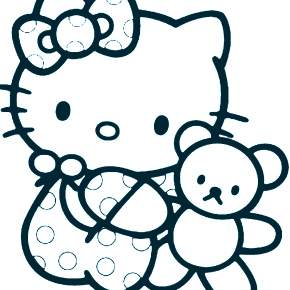Раскраска Хелло Китти
