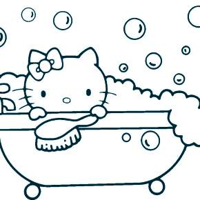 Раскраска Хелло Китти