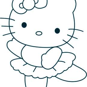 Раскраска Хелло Китти