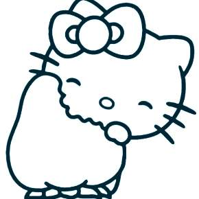 Раскраска Хелло Китти