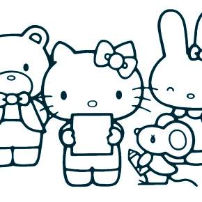 Раскраска Хелло Китти