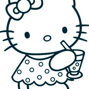 Раскраска Хелло Китти