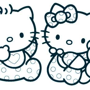 Раскраска Хелло Китти