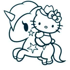 Раскраска Хелло Китти