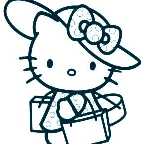 Раскраска Хелло Китти