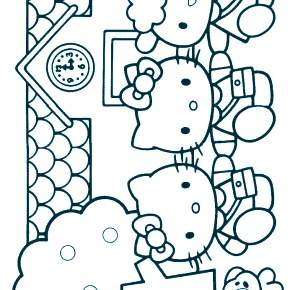 Раскраска Хелло Китти