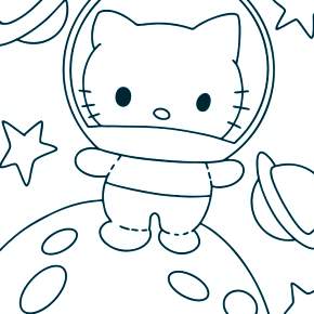 Раскраска Хелло Китти