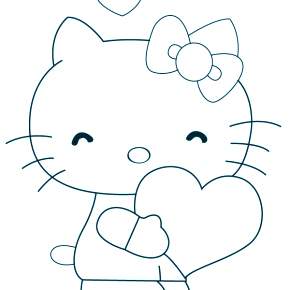Раскраска Хелло Китти