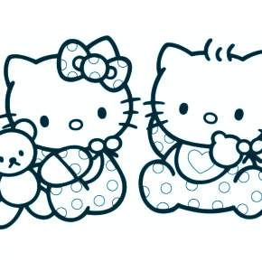 Раскраска Хелло Китти