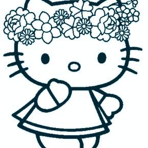 Раскраска Хелло Китти
