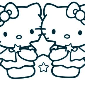 Раскраска Хелло Китти
