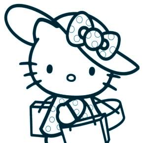 Раскраска Хелло Китти