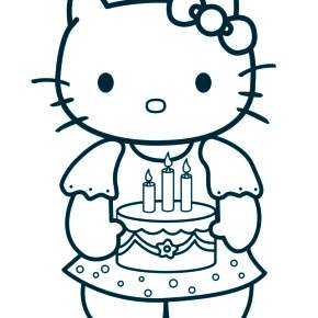 Раскраска Хелло Китти