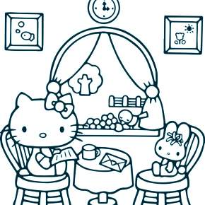 Раскраска Хелло Китти