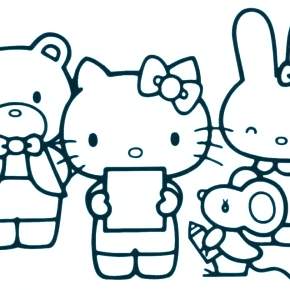 Раскраска Хелло Китти