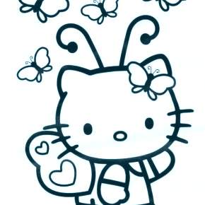 Раскраска Хелло Китти