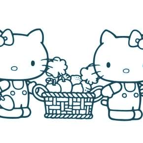 Раскраска Хелло Китти