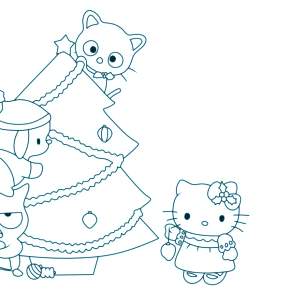 Раскраска Хелло Китти