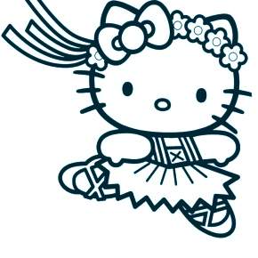 Раскраска Хелло Китти