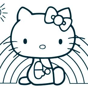 Раскраска Хелло Китти