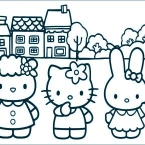 Раскраска Хелло Китти
