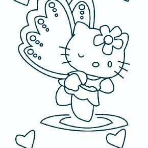 Раскраска Хелло Китти