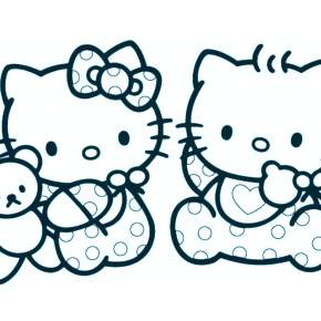 Раскраска Хелло Китти
